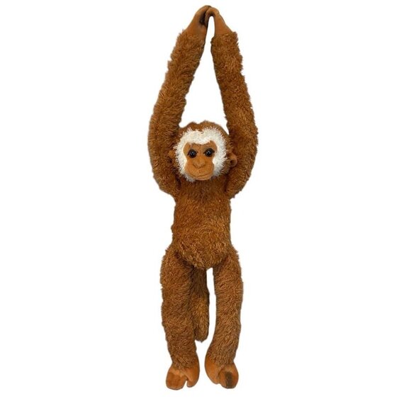 Steven Smith Plush Long Arm Monkey Plush Animal Toy 19” Brown Gibbon - Picture 1 of 8